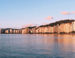 Beira Mar em Florianópolis, destino mais procurado em SC.