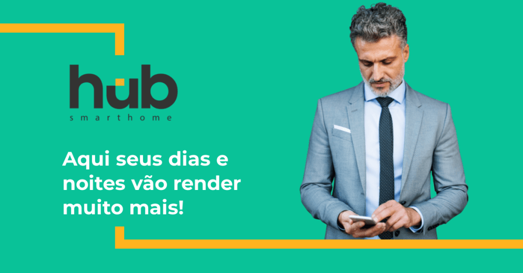 Hub Smart Home empreendimento de studios para investidores