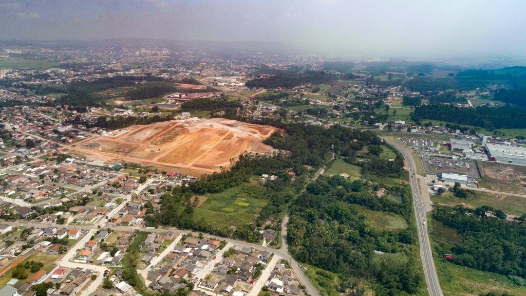 Imagem aérea do Loteamento Celeste Macarini