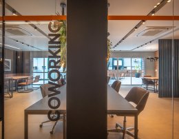 Coworking do Hub Smart Home, um empreendimento Fontana.