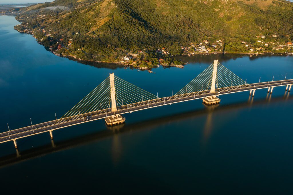 Ponte da cidade de Laguna, Santa Catarina.