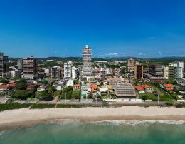 Vista da praia de Balneário Piçarras