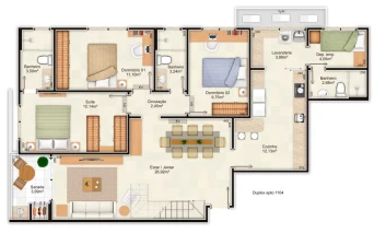 Duplex Apartamento 1103 - inferior